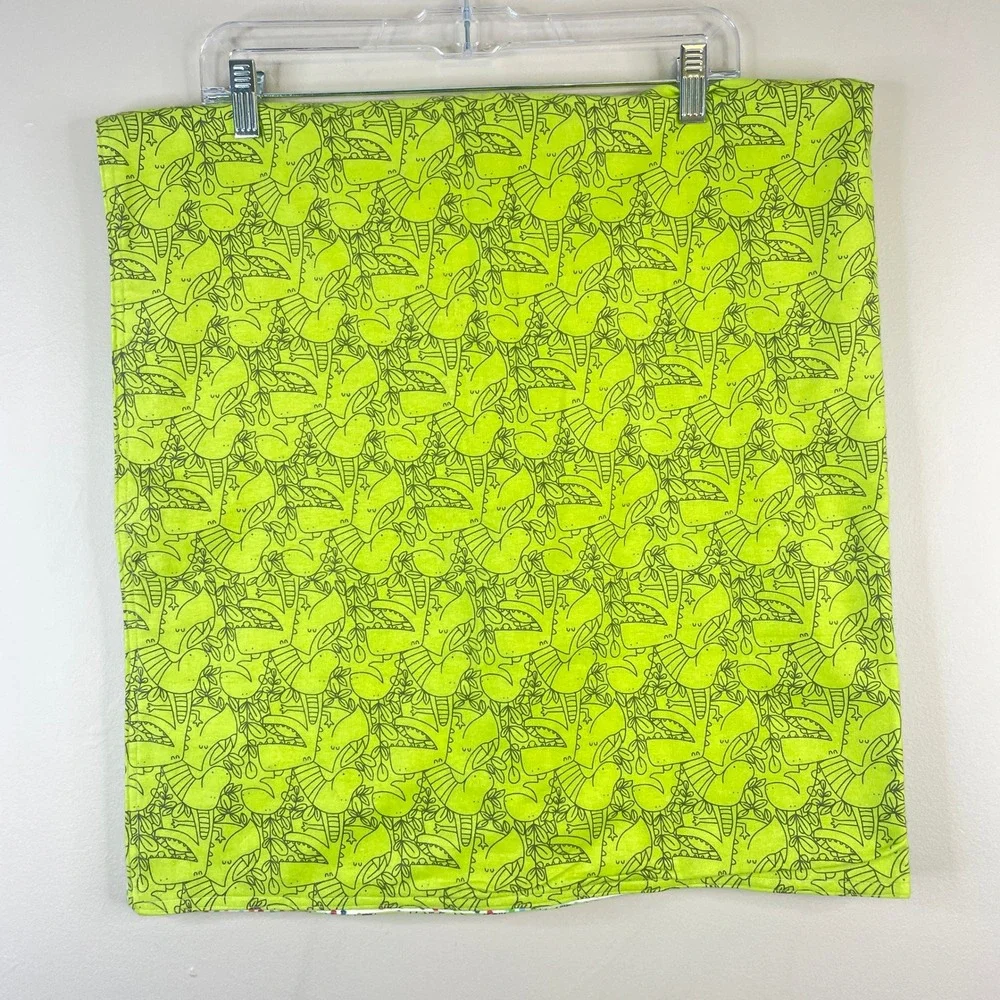 Handmade Baby Blanket Jungle Polka Dot Fleece Unisex Reversible 39.50